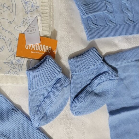 Gymboree Home Grown 100% organic Cotton up to 7 lb. Lot Blanket NWT - Picture 4 of 5
